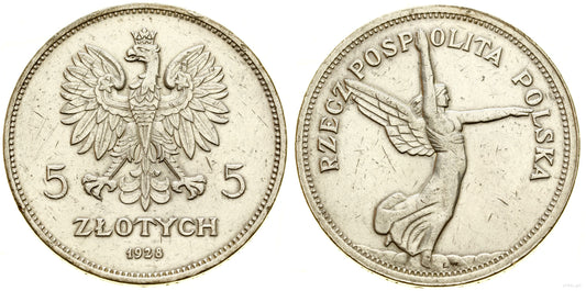 5 Złotych 1928 – Nike. Symbolika zwycięstwa w srebrze II Rzeczypospolitej