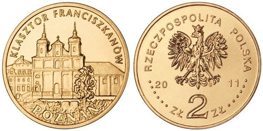 2 zł GN, Poznań - Klasztor Franciszkanów, 2011