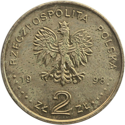 2 zł GN, Zygmunt III Waza (1587-1632), 1998, nalot